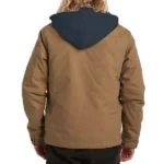 The Imperfects Inaki Godoy Brown Hooded Jacket - Image 3