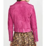 Chucky Alyvia Alyn Lind Pink Leather Jacket