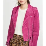 Chucky Alyvia Alyn Lind Pink Suede Jacket - Image 2