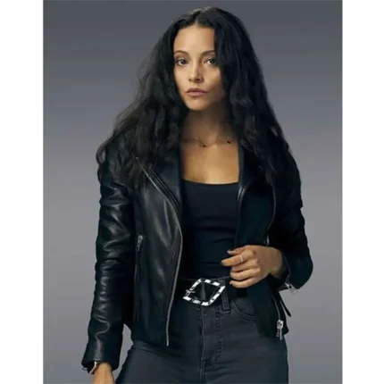 Found Gabrielle Walsh Black Leather Jacket