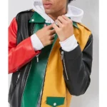 Isaac Brown American Idol Color Block Jacket
