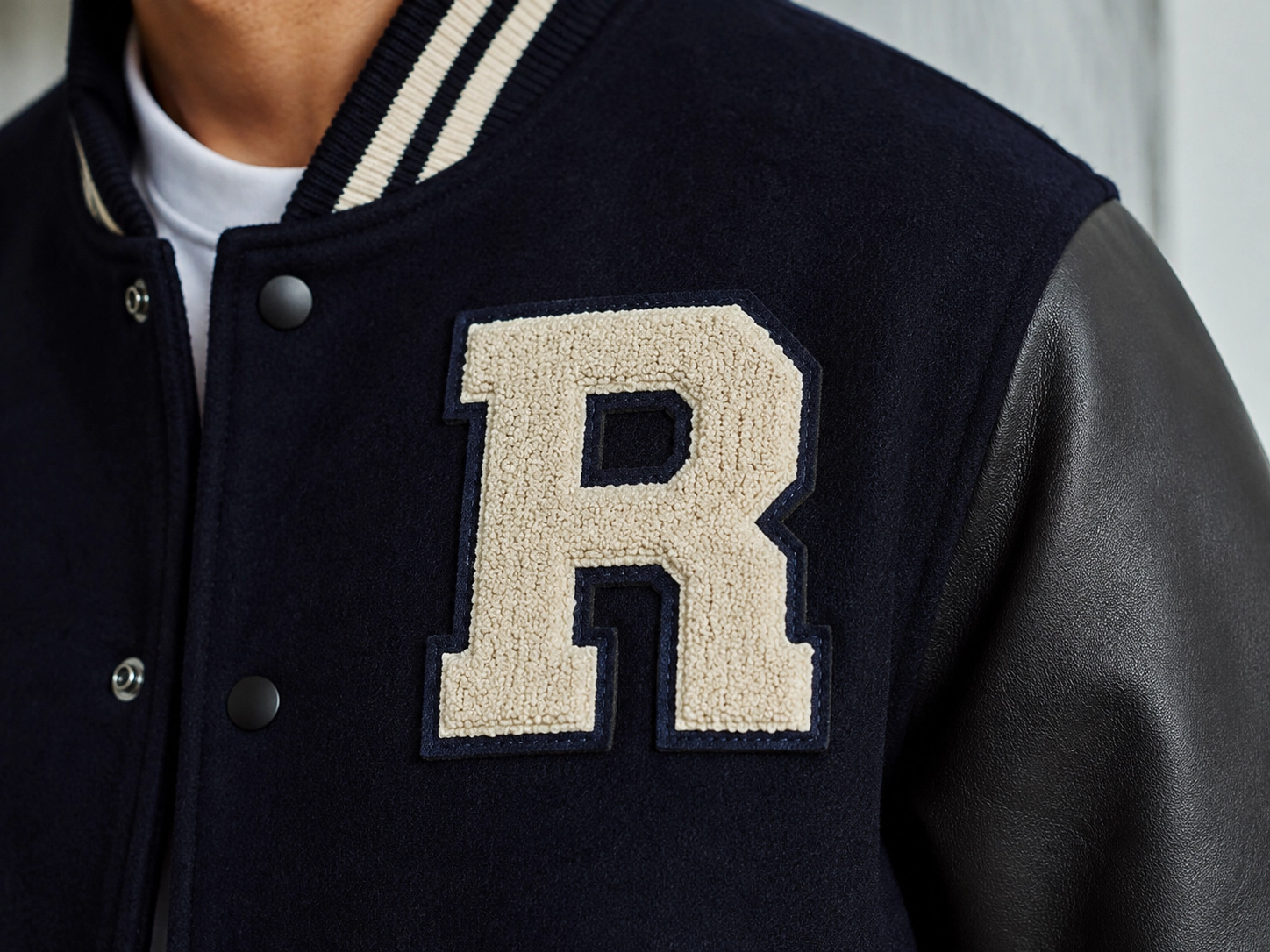 Letterman Jacket chest area