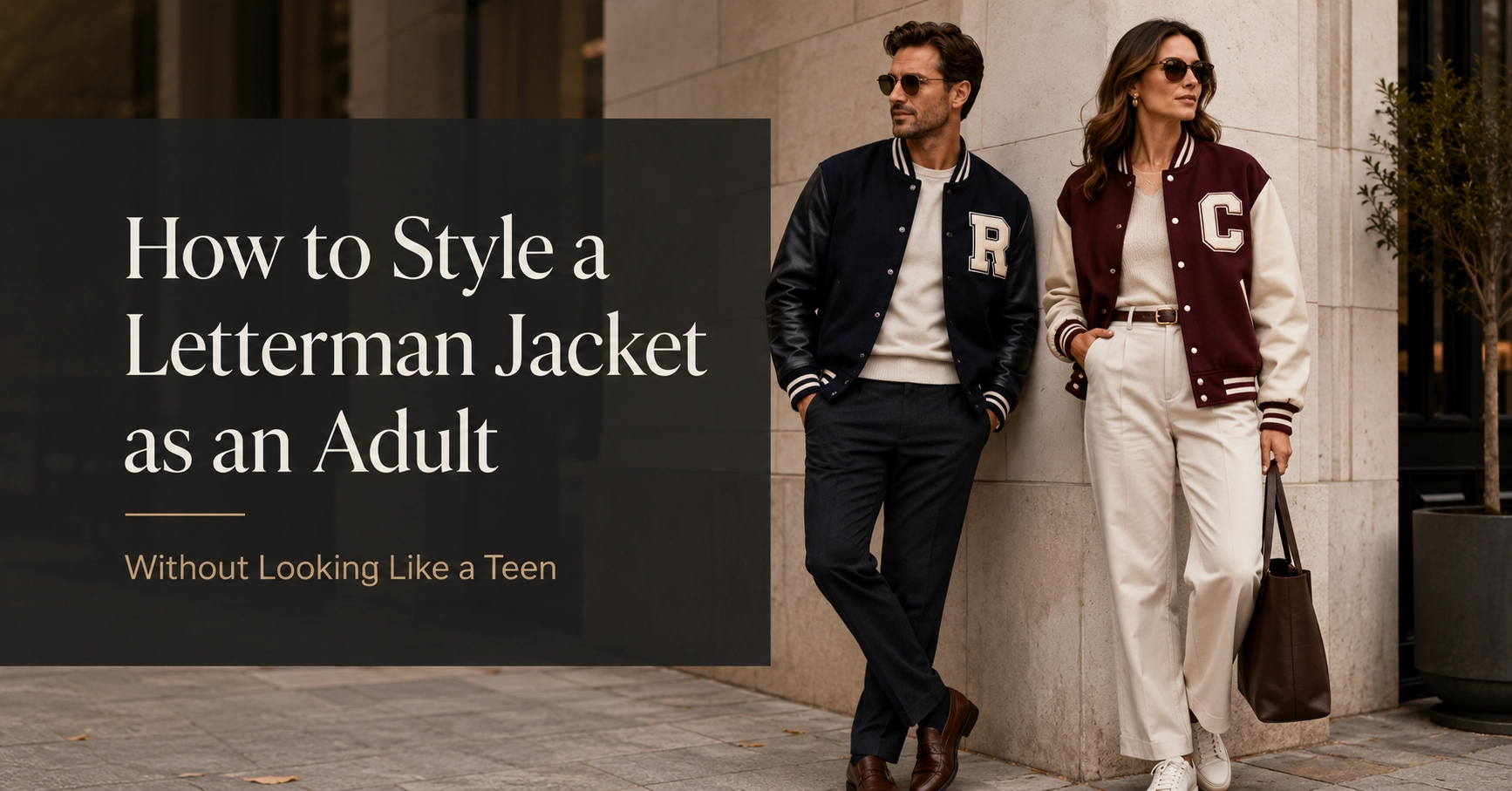 How to Style a Letterman Jacket as an Adult