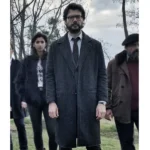 Alvaro Morte Money Heist Black Coat