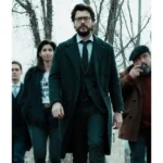Alvaro Morte Money Heist Black Coat - Image 2