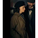 Peak Blinders Laura Mckee Brown Wool Coat
