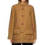 Stranger Things Season 3 Natalia Dyer Brown Coat
