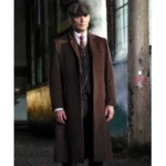 Supernatural Season 14 Jensen Ackles Brown Wool Coat - Image 2