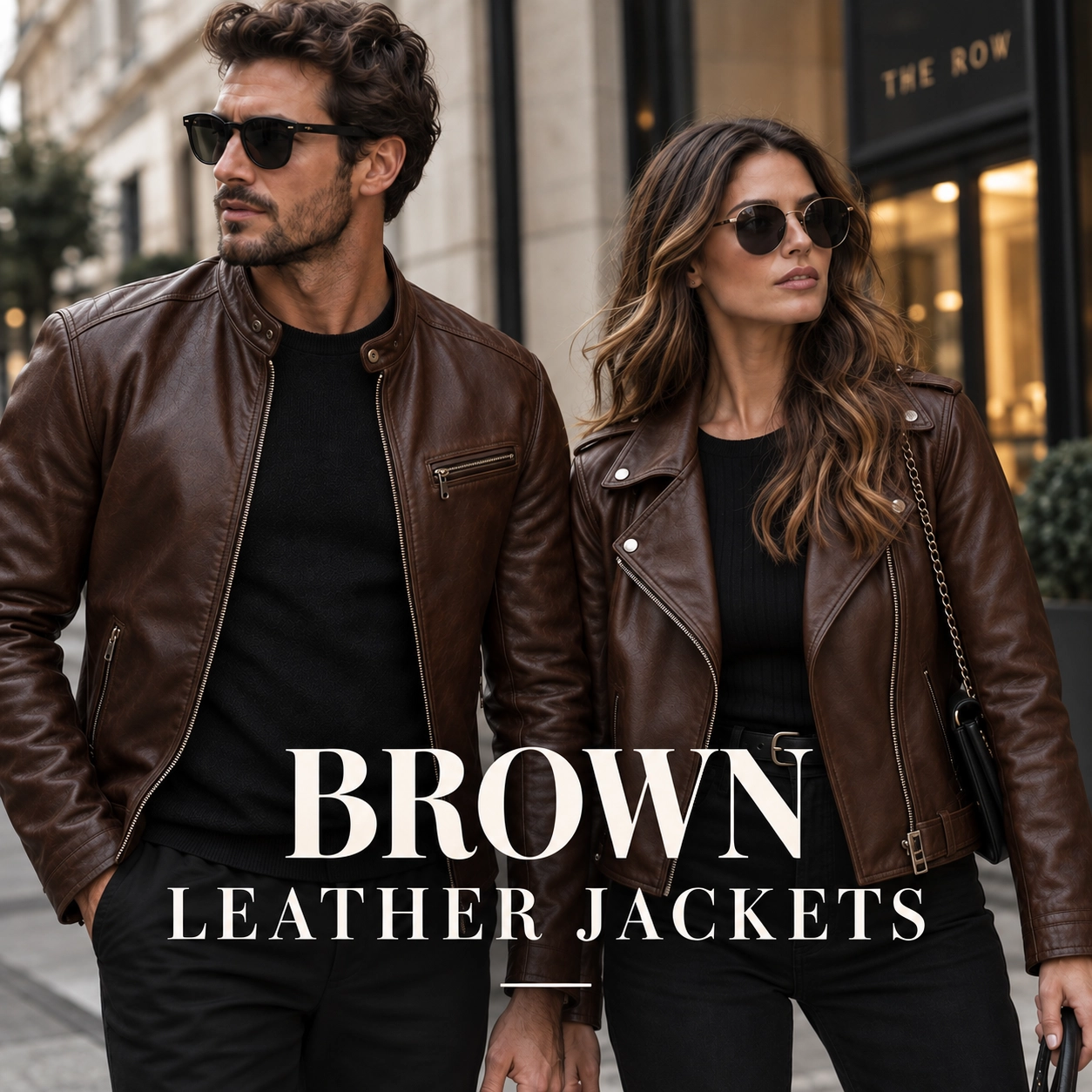 Brown Leather Jackets for Men and Women