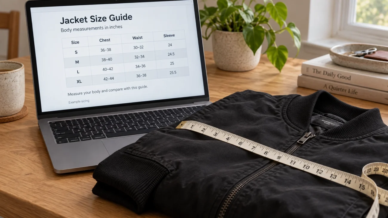 Jacket sizing guide