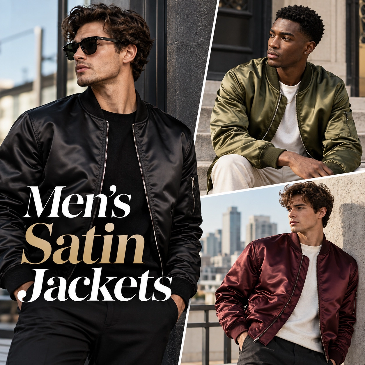 Men's Satin Jackets