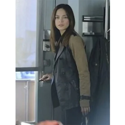 Beauty and the Beast S02 Kristin Kreuk Black Trench Coat