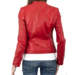Black Mirror Anjana Vasan Red Leather Jacket - Image 3