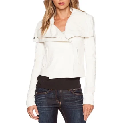 CSI Season 15 Elisabeth Harnois Leather Jacket