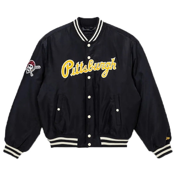 Cooperstown-Pittsburgh-Pirates-Black-Jacket Cooperstown Pittsburgh Pirates Black Jacket