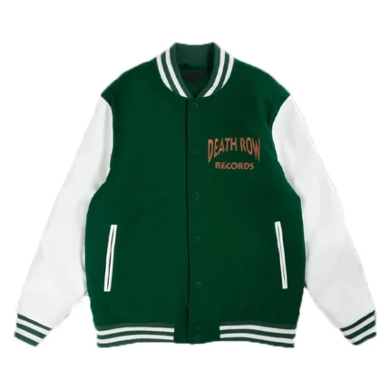 Death Row Records Snoop Dogg Green Varsity Jacket