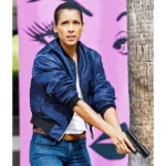 S.W.A.T. Season 6 Stephanie Sigman Blue Satin Jacket
