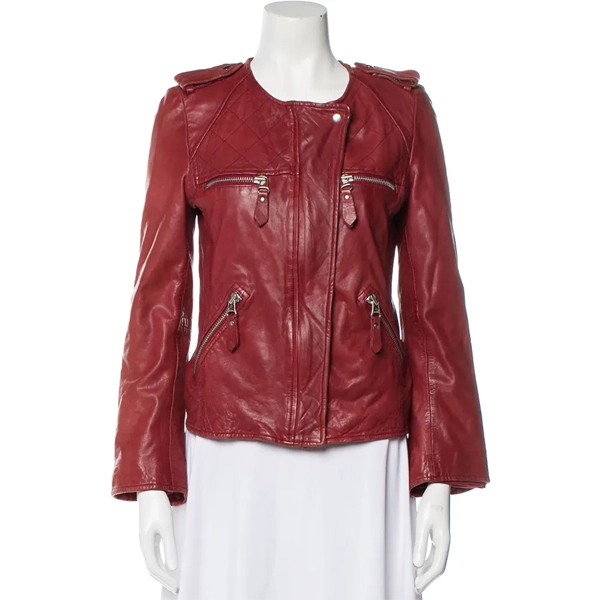 Scandal-Katie-Lowes-Red-Leather-Jacket Scandal Katie Lowes Red Leather Jacket