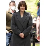 Suspicion Elizabeth Henstridge Grey Wool Coat
