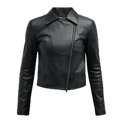 Women's Vince Zip Front Leather Jacket